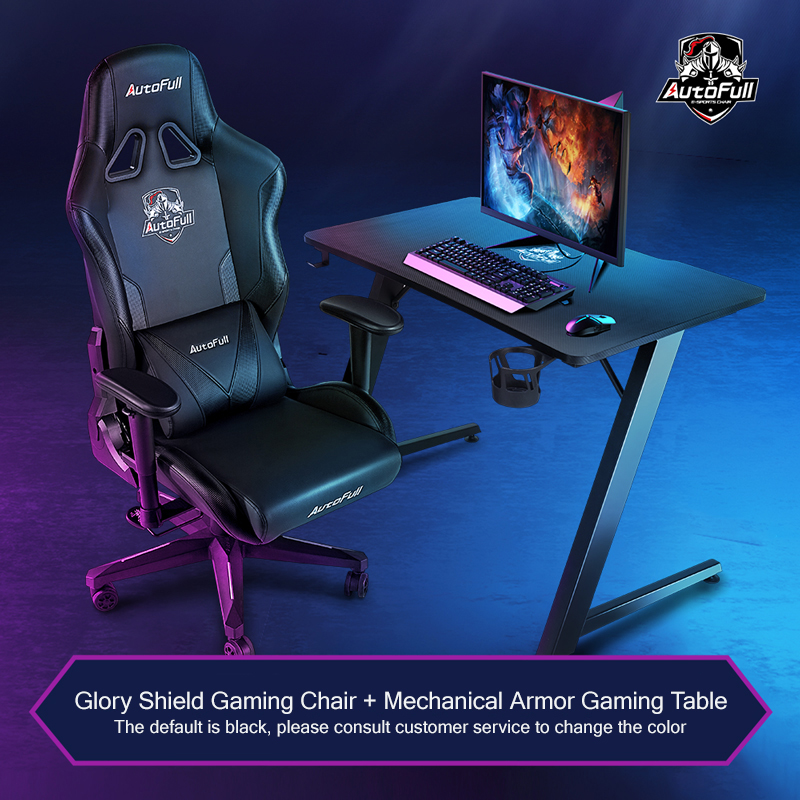Autofull Gaming Table And Chair Integrated Cockpit Computer Table Desktop Game Household Desk
